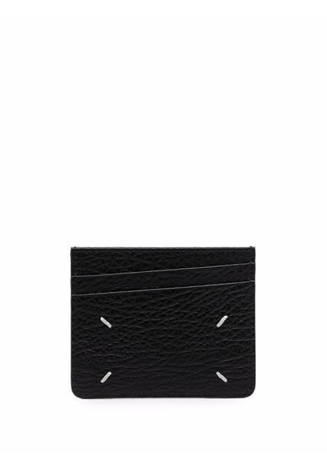 portacarte four stitches unisex black MAISON MARGIELA | SA1VX0006 P4455T8013